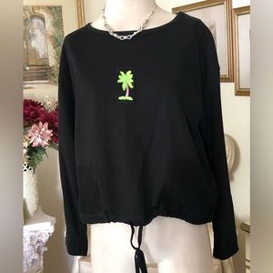Knit Chic excellent condition palm tree logo top size M